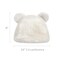 Wrapables Faux Fur Fluffy Bear Ears Winter Beanie Hat, White